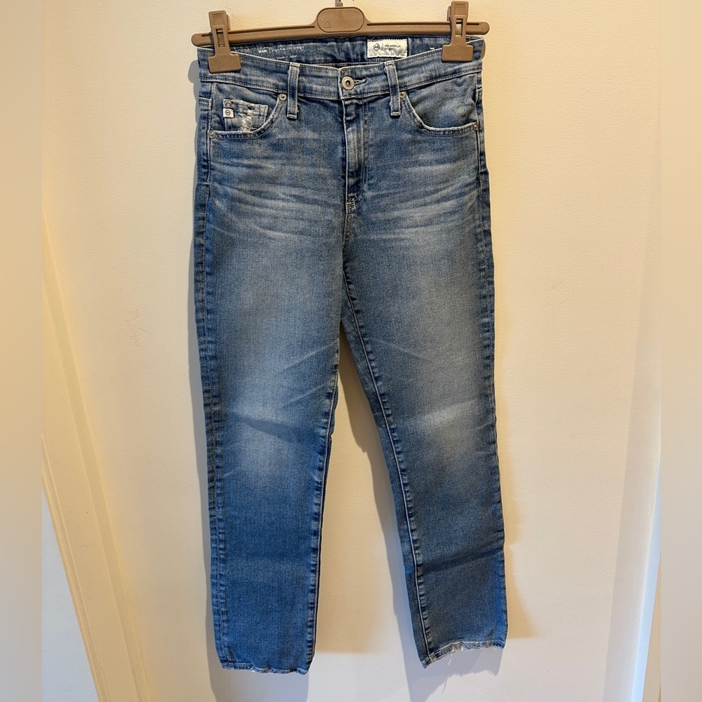 AG Denim Mari High-Rise Slim Straight Jean size 27